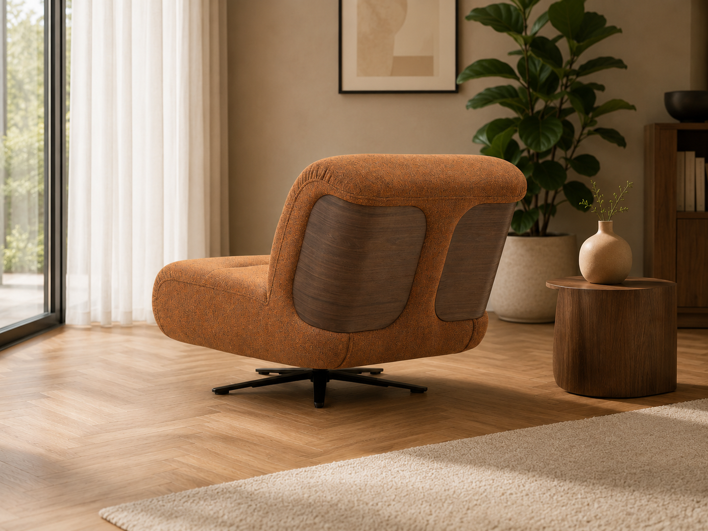 Armis Swivel Lounge Chair