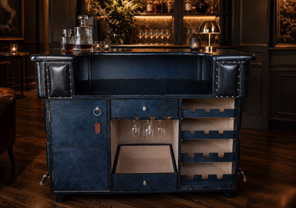 The Astor Studded Leather Bar