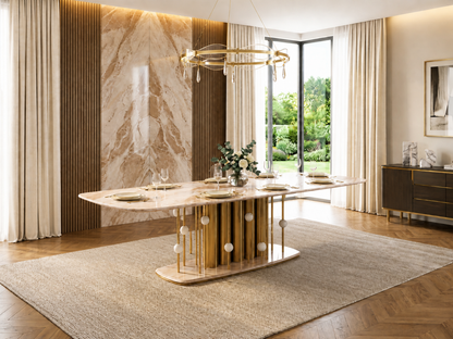 Aurelia Pearl Dining Table
