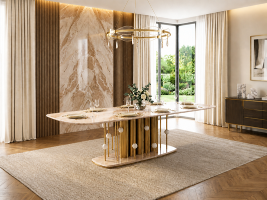 Aurelia Pearl Dining Table