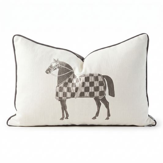 Ascot Tailored Equestrian Cushion