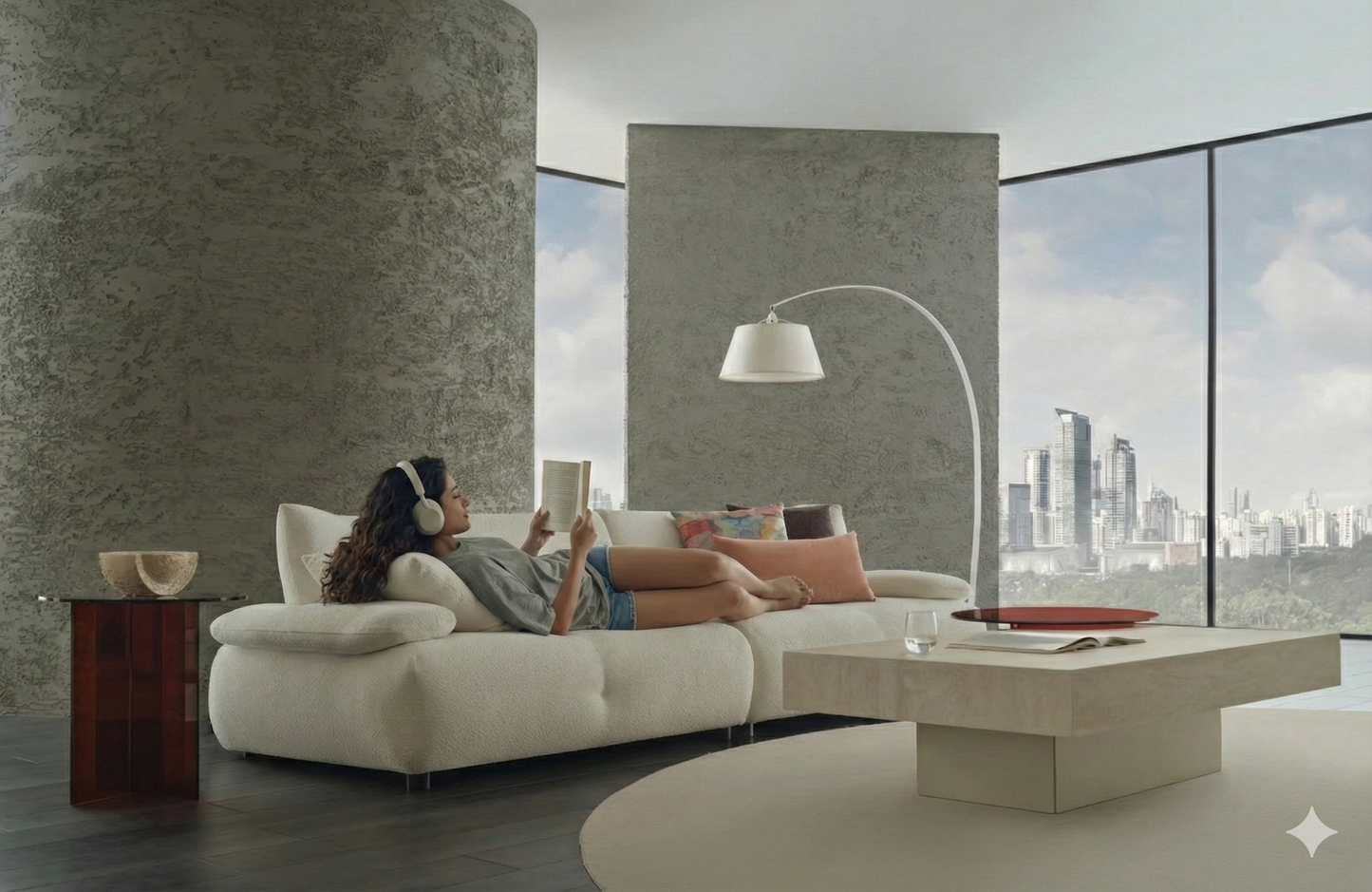 Block Curved Sofa