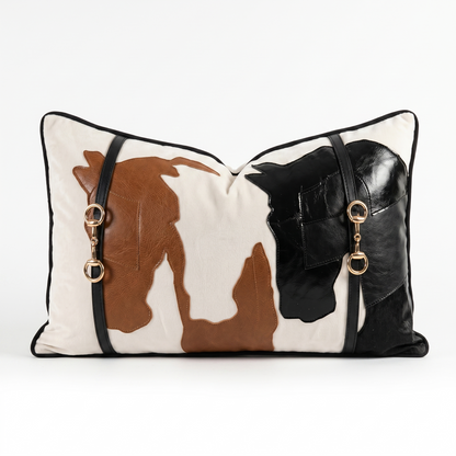 Belmont Appliqué Lumbar Cushion