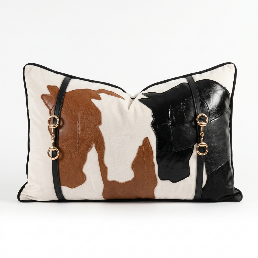 Belmont Appliqué Lumbar Cushion
