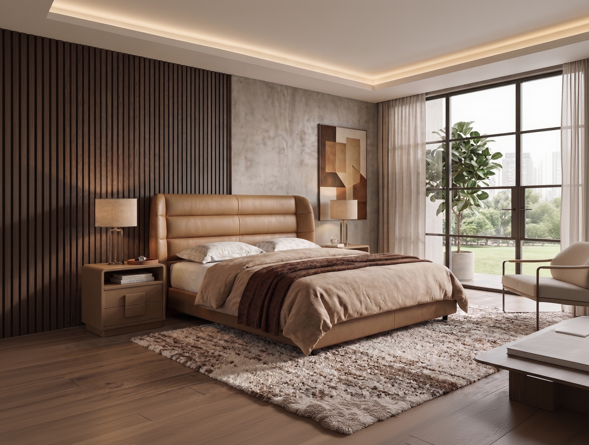 Luxury TV unit design for modern living room