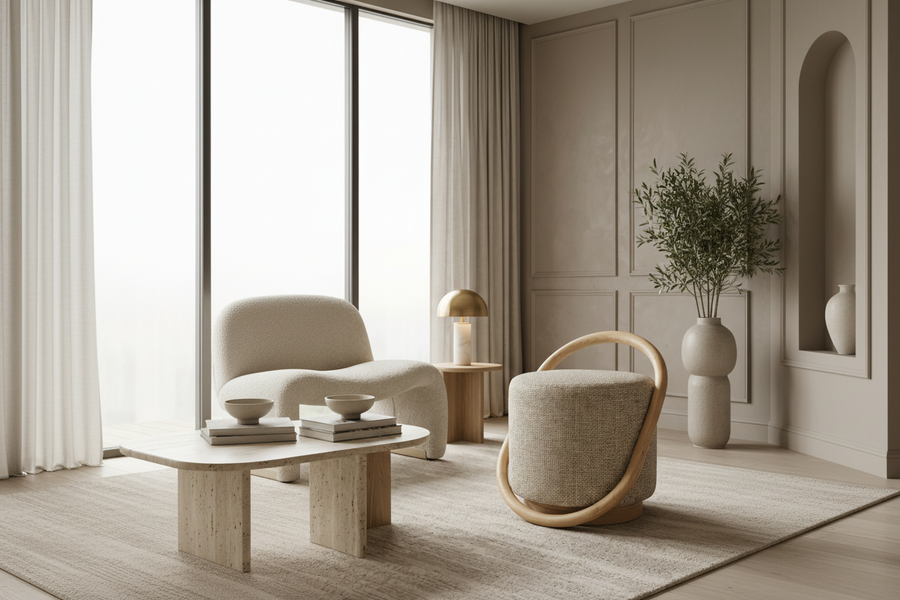 Orbit Hoop Pouffe