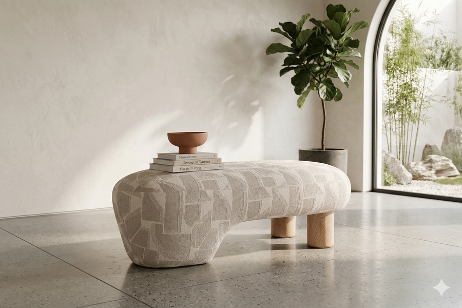 Kanso Asymmetrical Ottoman