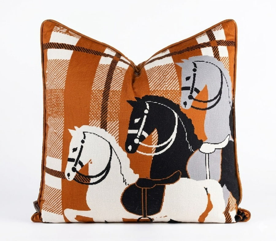 Heirloom Trio Plaid Cushion