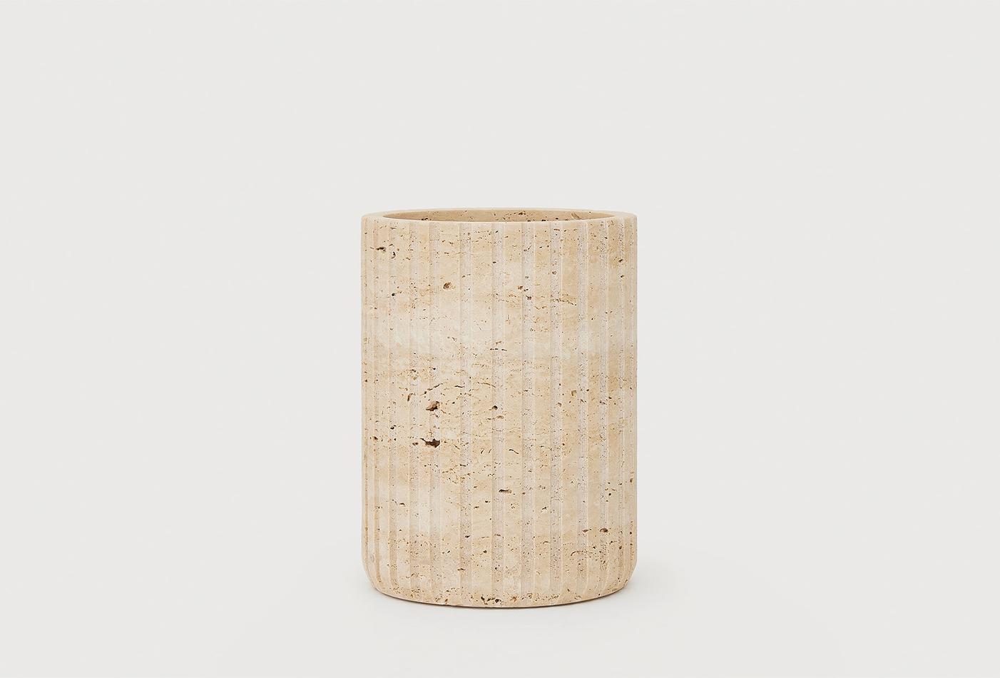 Verona Travertine Vase Set