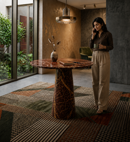 Red Foyer Table