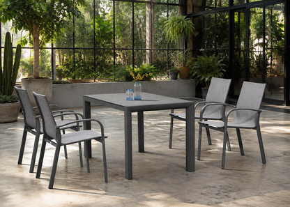 Bagota table in Bogotá Greenhouse Patio – lifestyle view