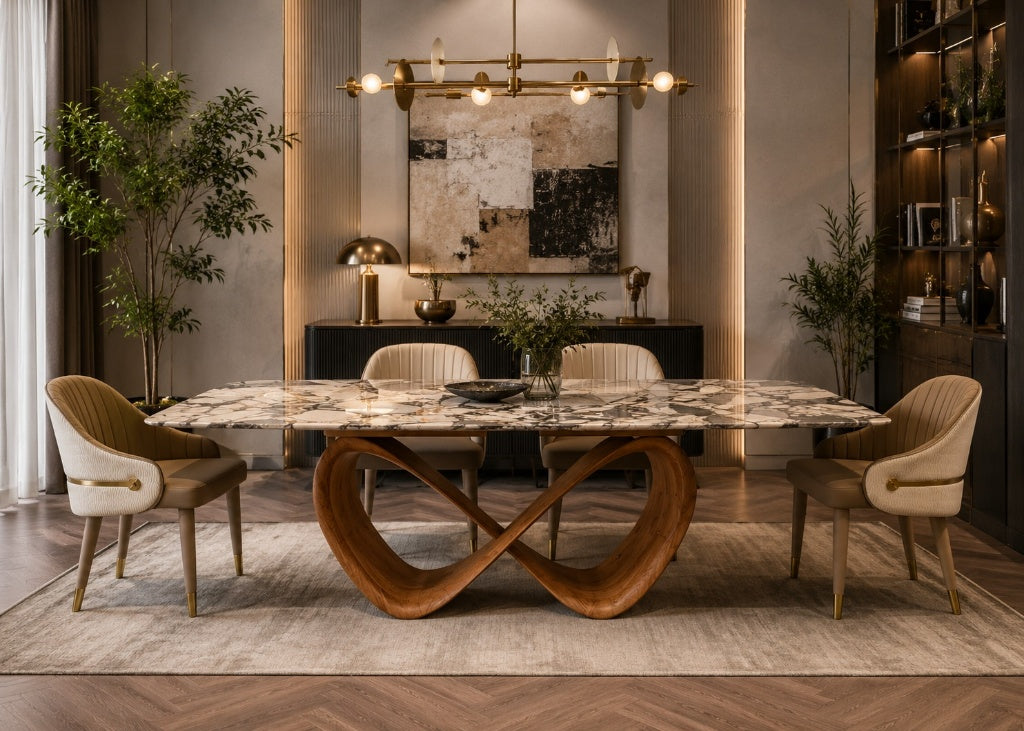 Designer dining table for Gurgaon homes at Avian Lifestyle