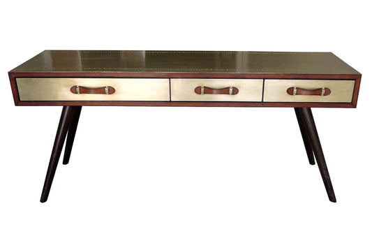 Brass Console Table
