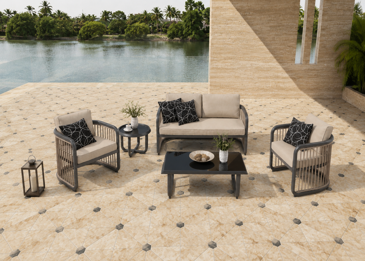 Brighton top front view in the South Delhi Travertine Terrace
