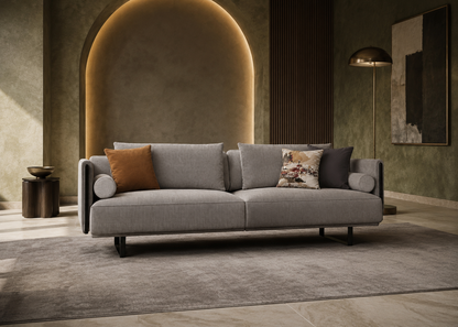 Canton Sofa by Enza Home in a luxury olive gallery living room