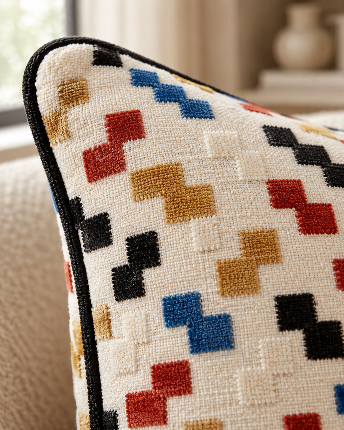 Mosaic Step Cushion