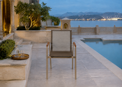 Daisy Chair top front view in the Udaipur Lake Terrace