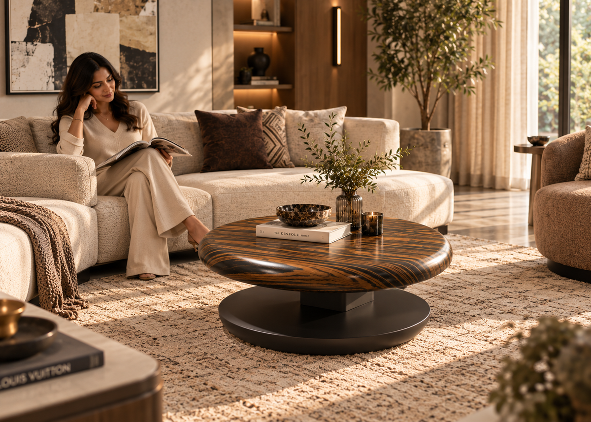 Veyron Swivel Centre Table