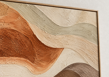 Sienna Current Abstract Canvas