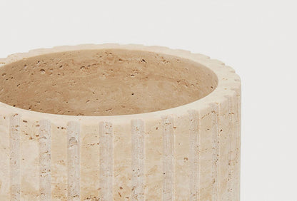 Verona Travertine Vase Set