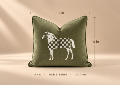 Equestrian Sage cushion