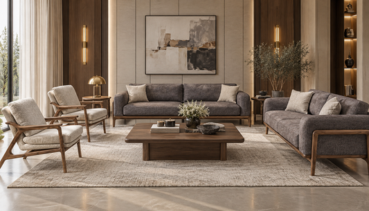 Ellipse Sofa formal living room lifestyle image
