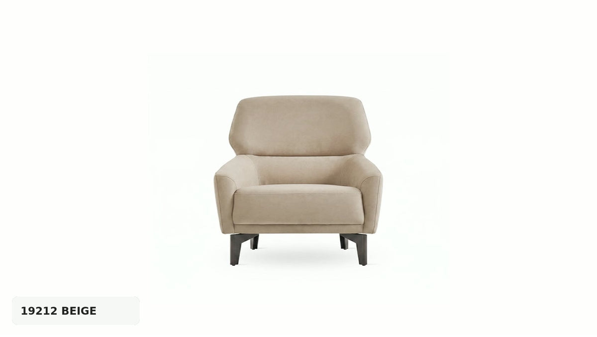 Hera Armchair by Enza Home - 19212 Beige - front view