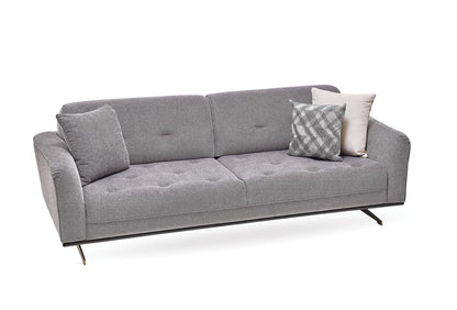 Marion 3 Seater Sofa by Enza Home greyish blue detail view