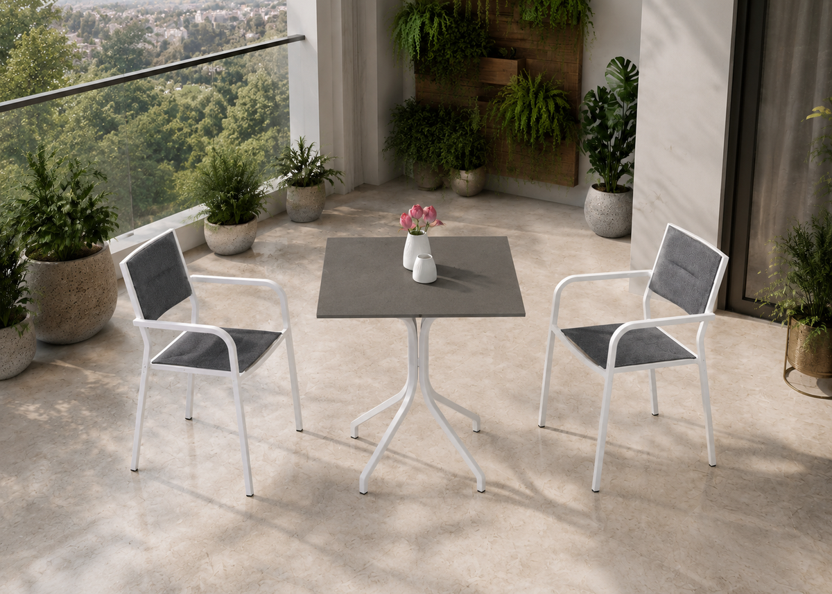 Nest (2+1) in Bengaluru Biophilic Balcony – elevated front view