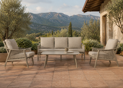 Skien Sofa (3+1+1) in the Himalayan Cedar Terrace