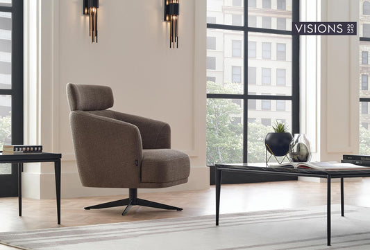 Swan Swivel Armchair by Enza Home official image