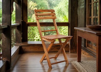 Tennis Wooden in Coorg Timber Veranda – lifestyle view