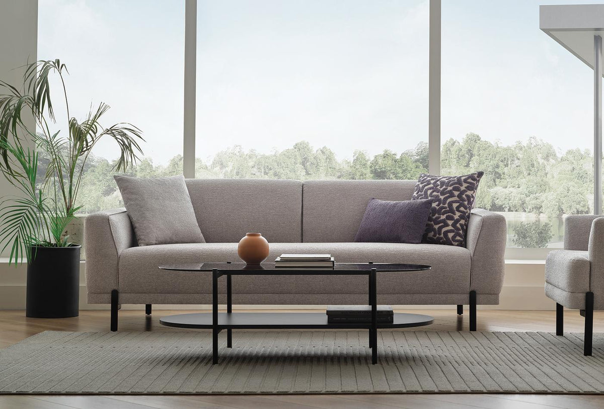 Terra 3-Seater Sofa Bed by Enza Home in a calm contemporary living room