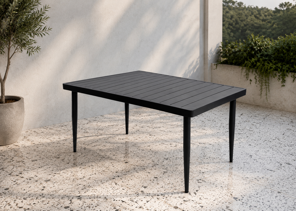 Venice-Table in Venice Terrazzo Terrace – lifestyle view
